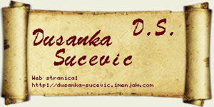 Dušanka Šućević vizit kartica